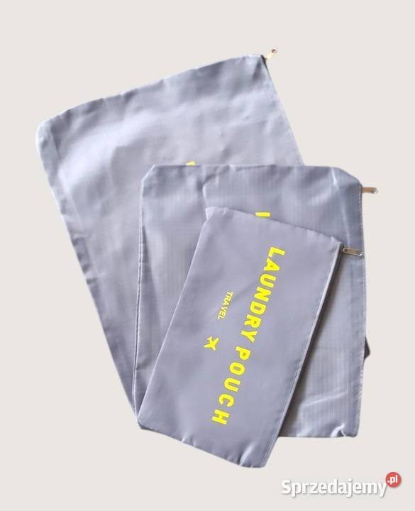 Organizer szary podróżny do walizki torbt zestaw Pozostałe Chrzanów