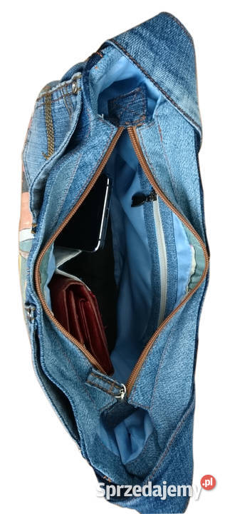 Torebka jeans jamnik Hand Made Kraków
