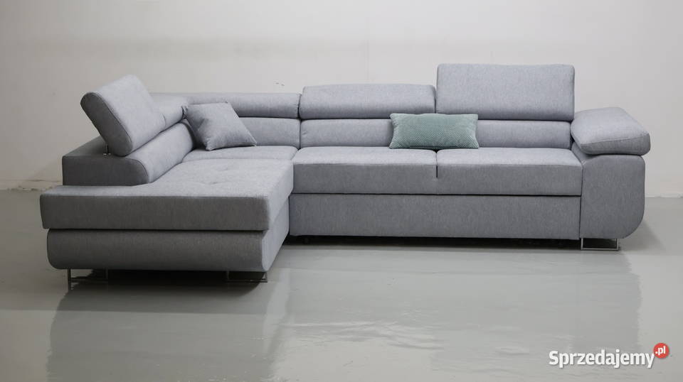 SXA DESIGN NOWOCZESNY NAROŻNIK funkcja spania 282cm Poznań