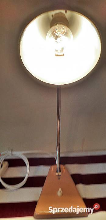 Lampa na biurko ZAOS typ St16 z lat PRL Ostrów Wielkopolski