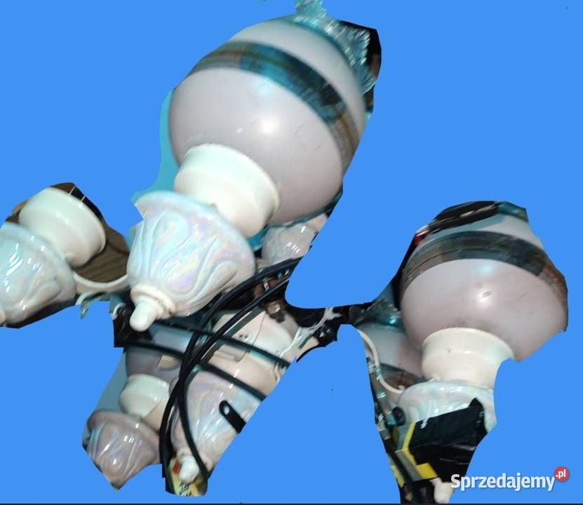 sprzedam lampę sufitową starom z porcelany i Sosnowiec