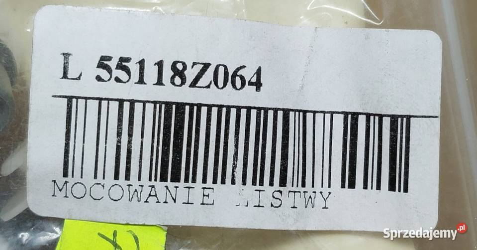 SPINKA MOCOWANIE LISTWY DRZWI CITROEN BX XANTIA osobowe Wyposażenie wnętrza Mielęcin sprzedam