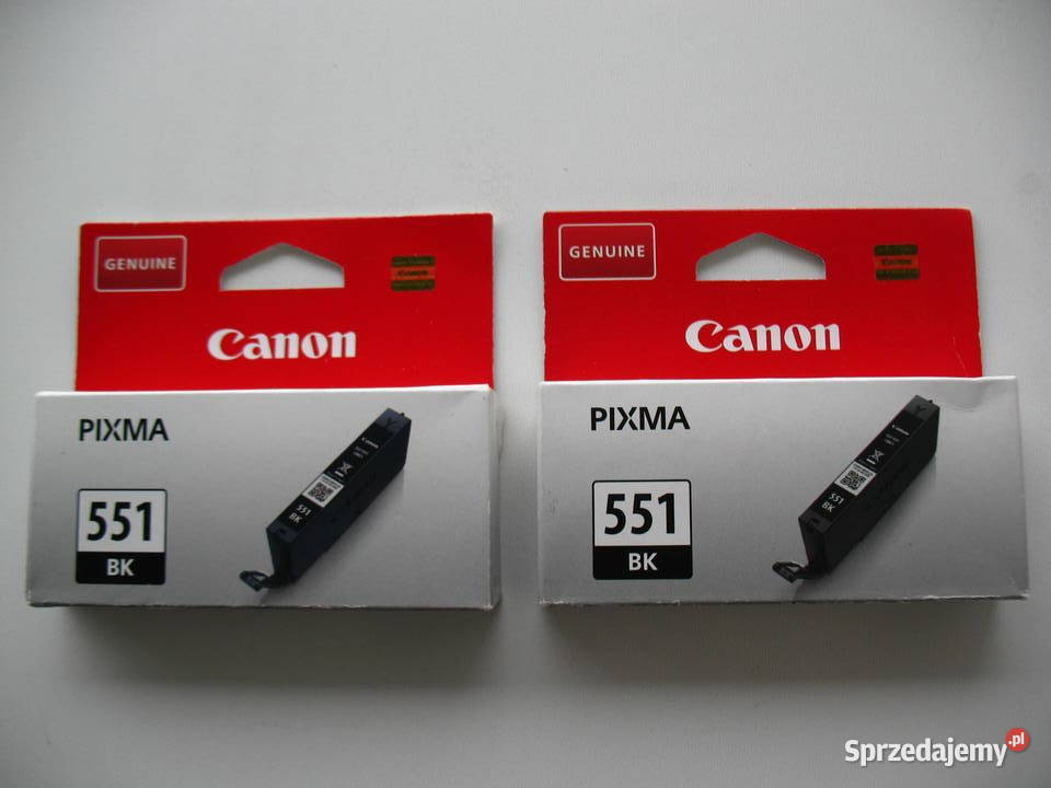 Tusz czarny oryginał Canon 551 BK 7ml Olsztyn sprzedam