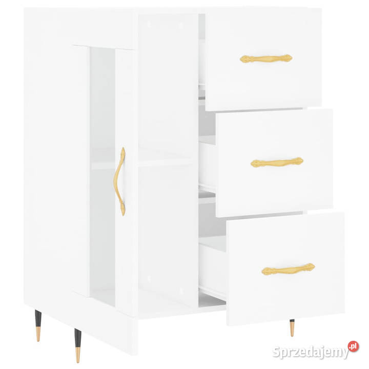 Szafka biała 695x34x90 materiał drewnopochodny Pozostałe