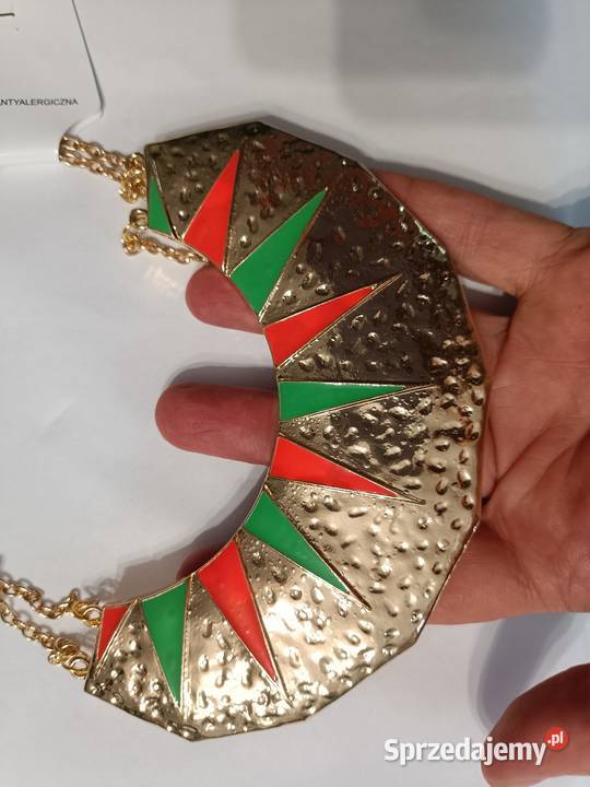 Okazały naszyjnik choker vintage Białystok