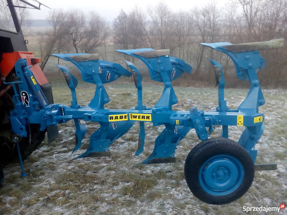 Pług obrotowy rabe werk 3 skibowy nieuszkodzony Wojsławice