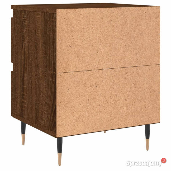 Szafki nocne 2 brązowy dąb 40x35x50 WM826875 Meble Warszawa