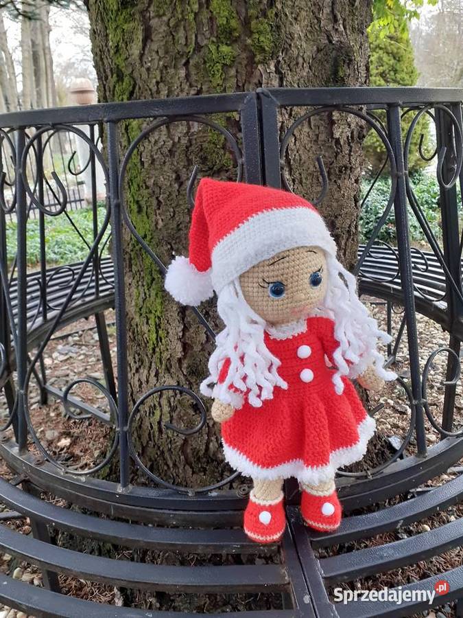 Mikołajka lalka na szydełku Nakło nad Notecią