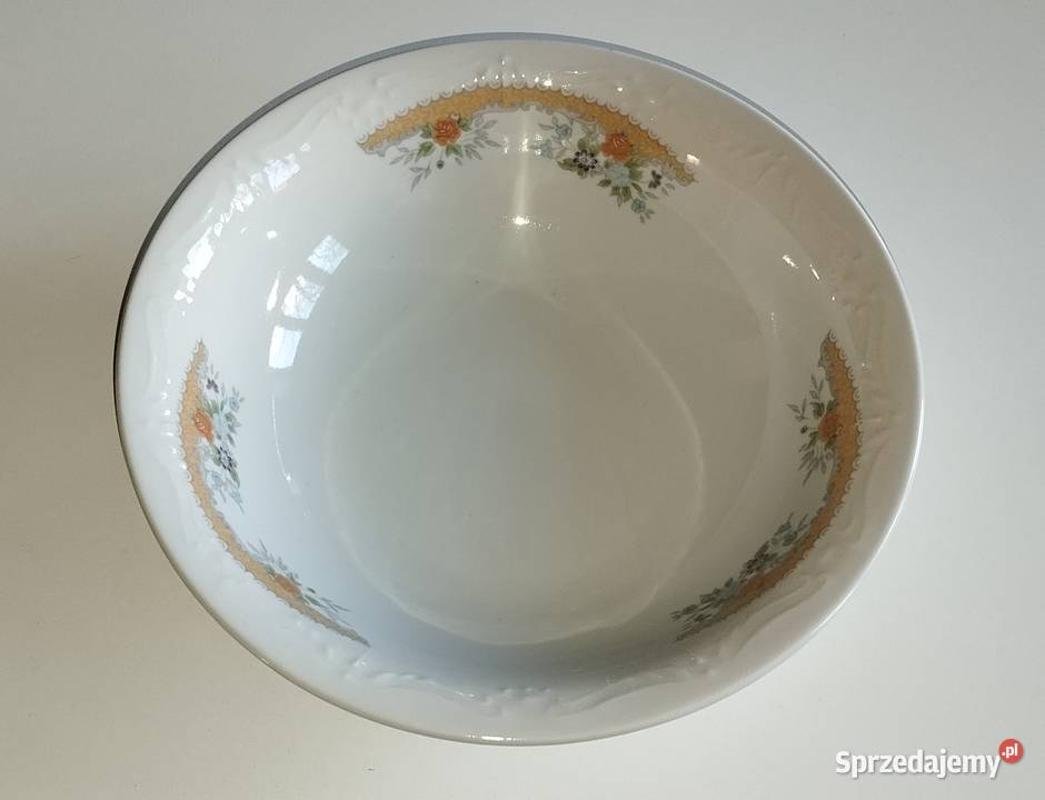 Vintage porcelanowa miska z motywem kwiatowym mazowieckie Warszawa