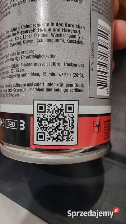 Den Braven Lijm spray 400ml uniwersalny mocny
