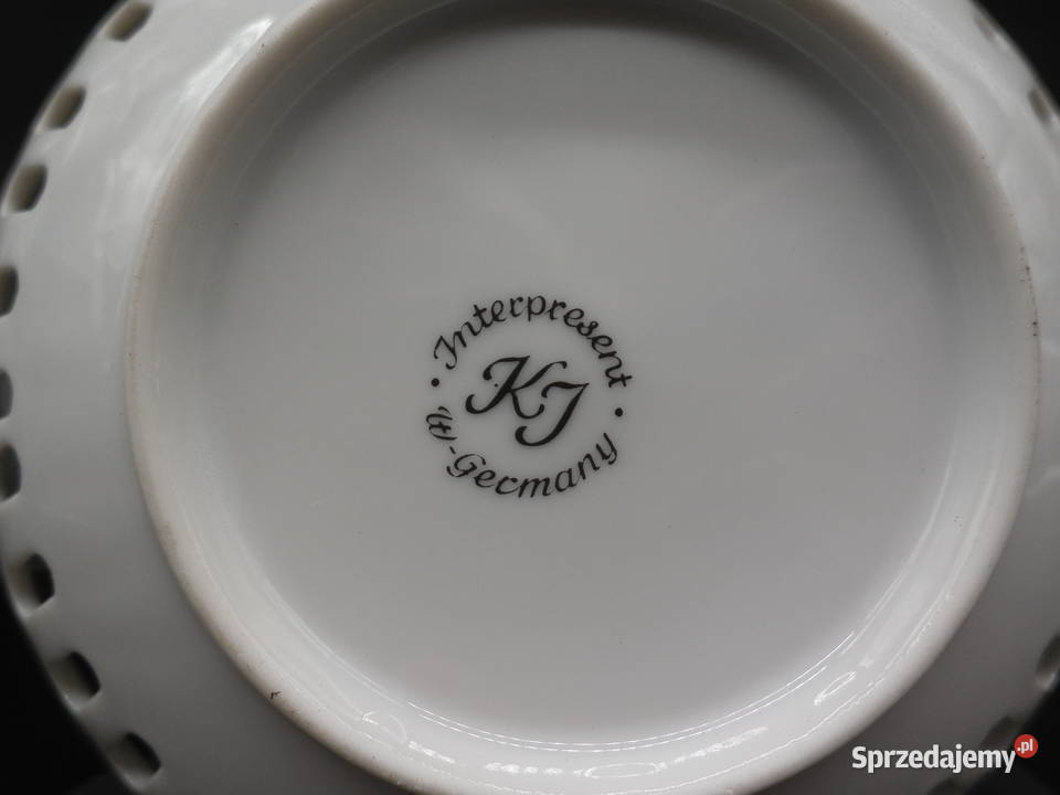 Paterka porcelanowa ażurowa KJ Raszków