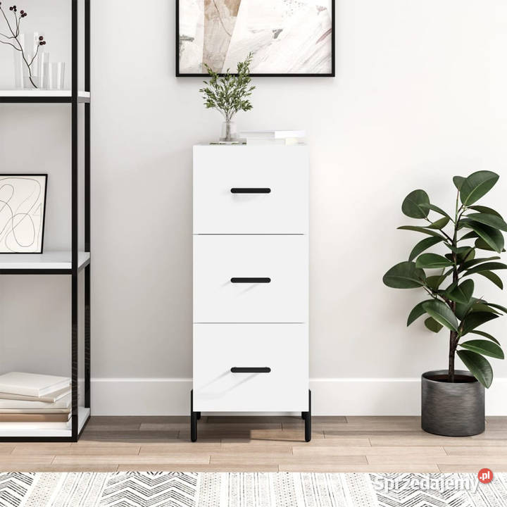Szafka biała 345x34x90 materiał drewnopochodny Warszawa