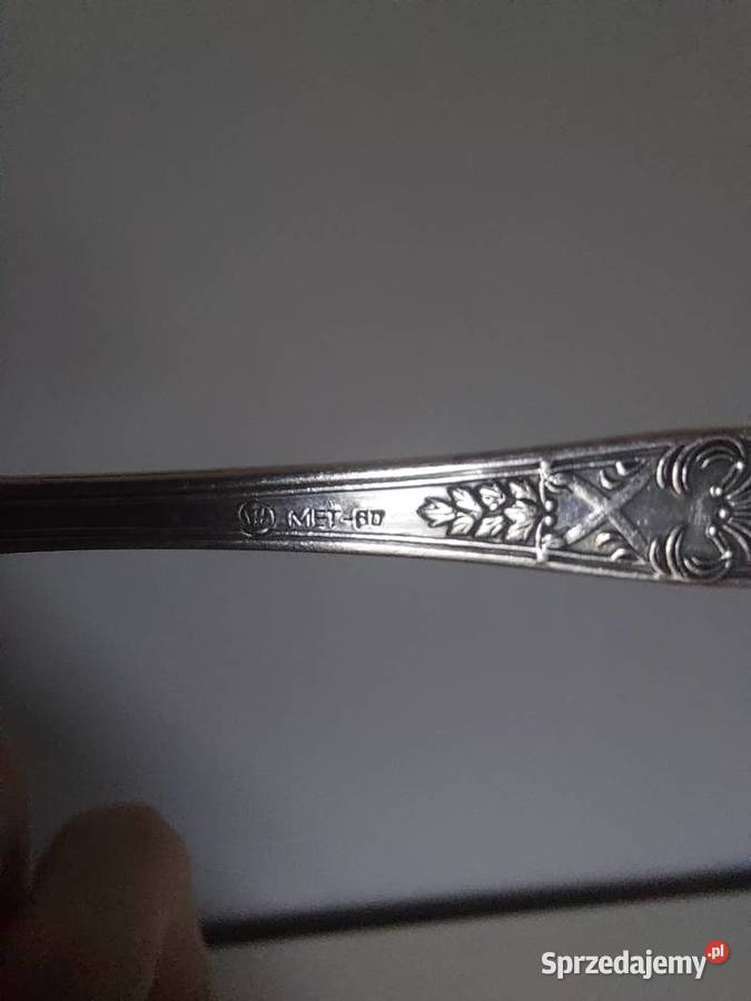 3 łyżeczki Hefra MET60 posrebrzane wzór romański Poznań sprzedam