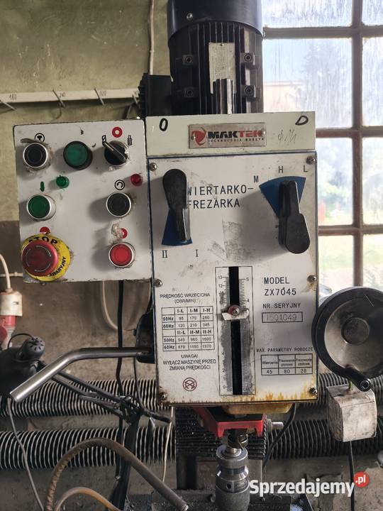Wiertarkofrezarka MAKTEK ZX7045 z podstawą i