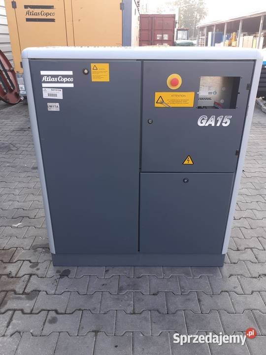 Sprężarka śrubowa ATLAS COPCO GA15 15kW 268m3min Wilków