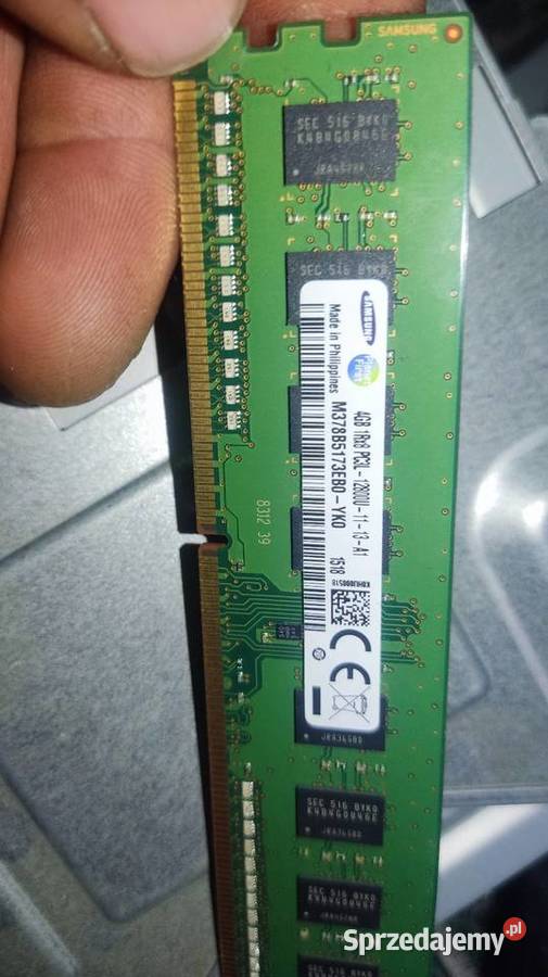 Ram DDR3 8GB 2x4gb 1600mhz Samsung dolnośląskie Głogów
