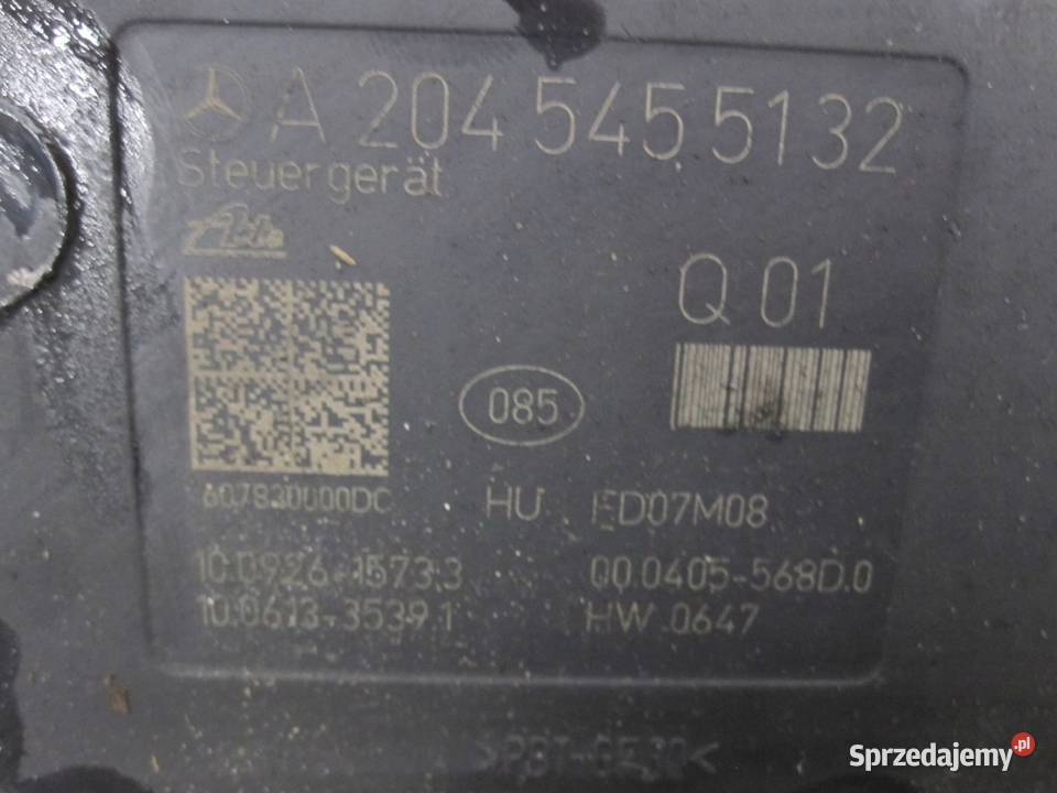 MERCEDES W204 07r pompa ABS A2045455132 Kielce