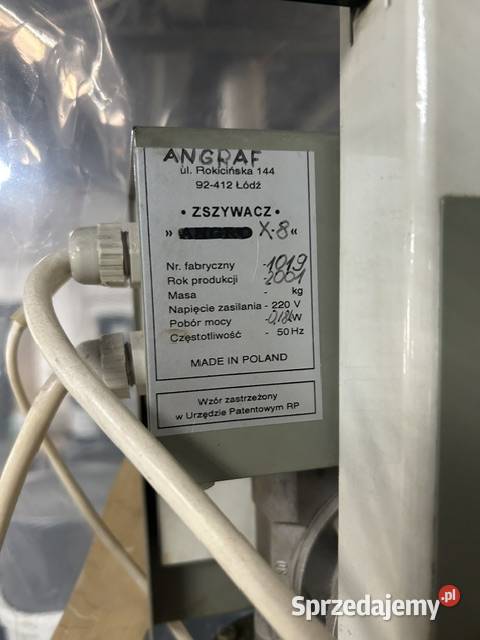 ZSZYWACZ Angro X8 Dwie głowice szyjące Lublin