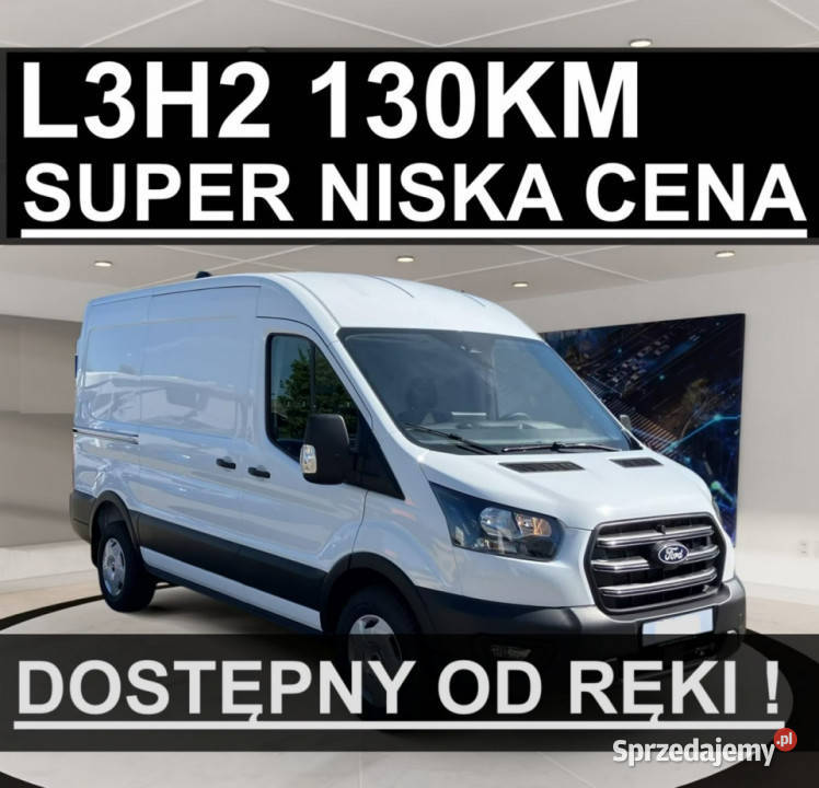 Ford Transit L3H2 130 Kamera Czujniki Zabudowa elektryczne lusterka Ford Szczecinek sprzedam