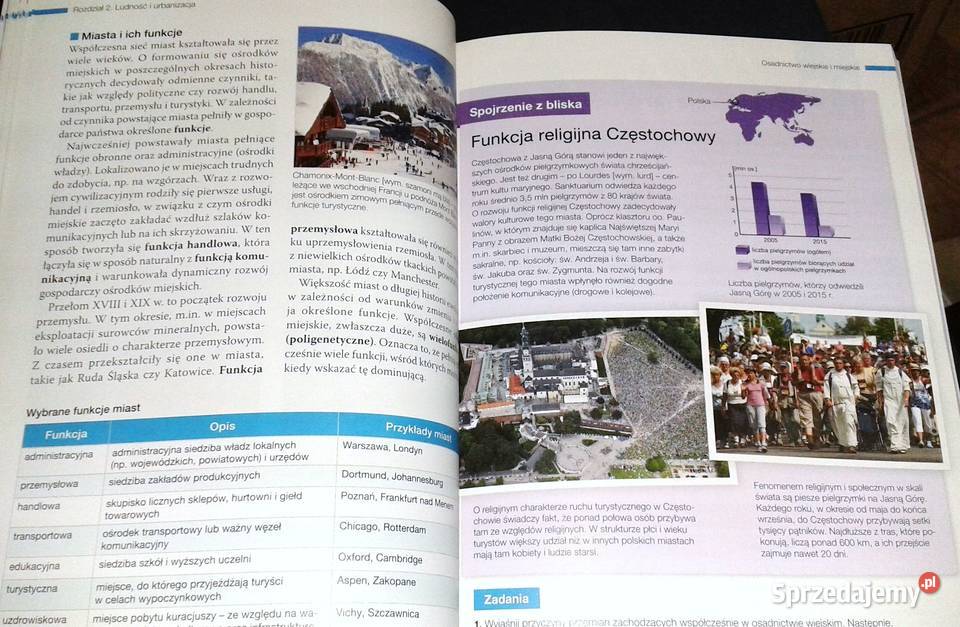 Oblicza geografii 2 Podręcznik Tomasz Rachwał lubelskie Chełm