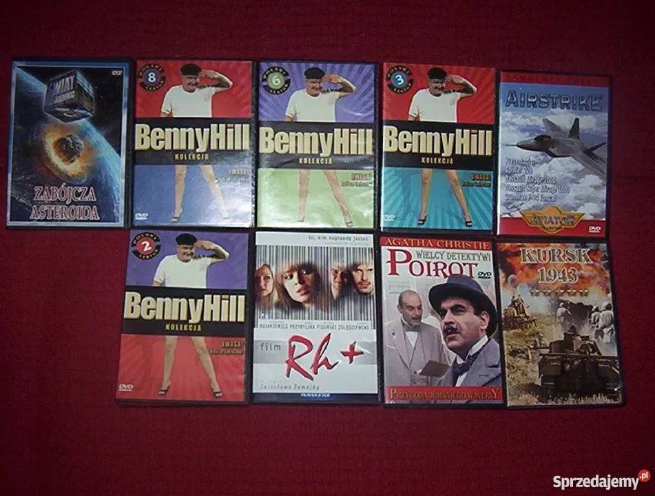 Filmy DVD komedie i naukowe Ziębice sprzedam