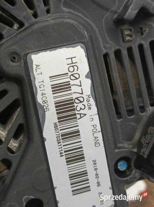 ALTERNATOR H607703A 16 8V VW Volkswagen Golf świętokrzyskie