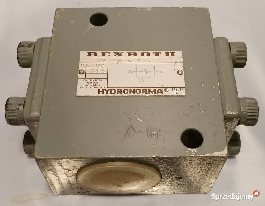 REXROTH SV 20 A 11 zawór zwrotny hydrauliczny Poznań