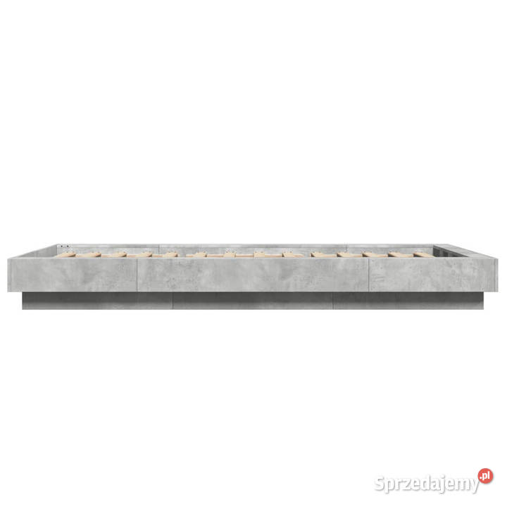 Rama łóżka szarość betonu materiał 110cm mazowieckie