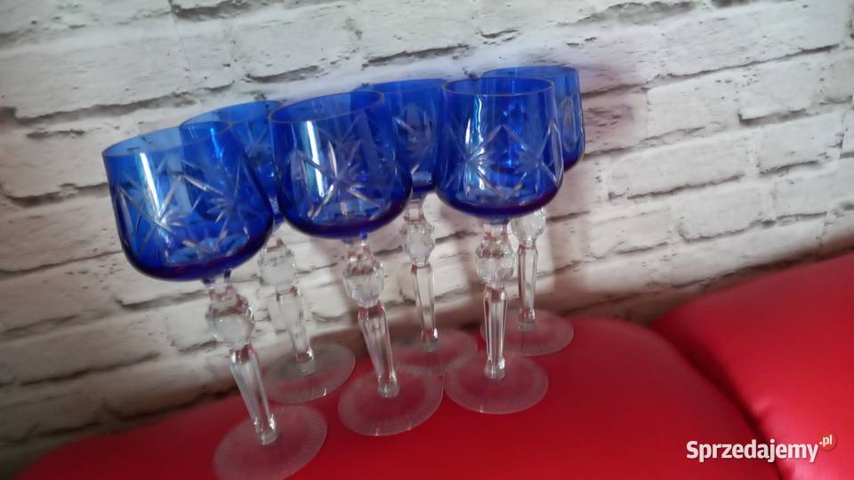 Remery kobaltowe kryształ z lat 50