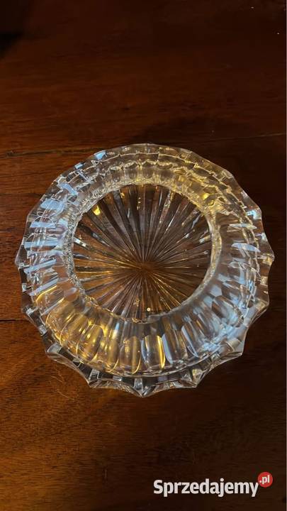 Kryształowa popielniczka Piękna Z czasów PRLu Gdańsk sprzedam