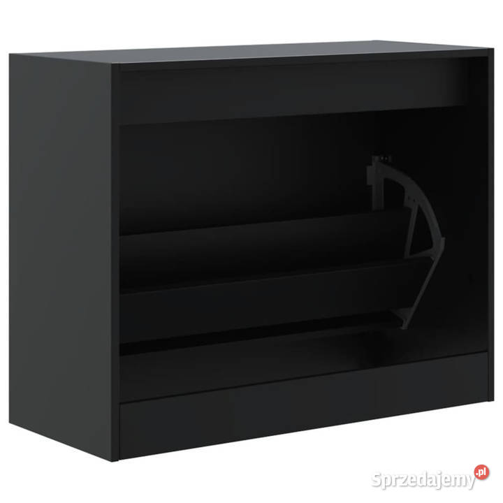 Szafka na buty czarna 80x34x63 materiał Warszawa