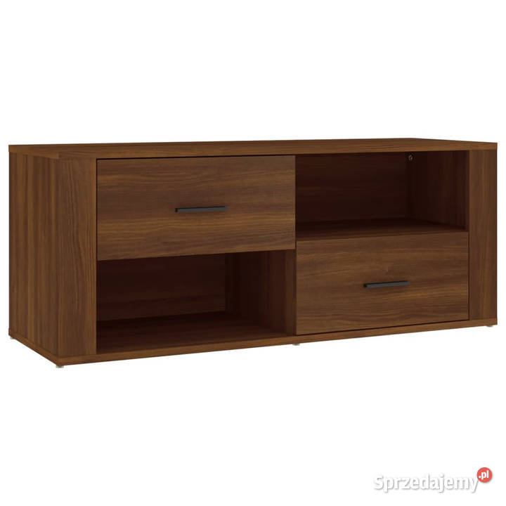 Szafka pod telewizor brązowy dąb 100x35x40 mazowieckie Warszawa