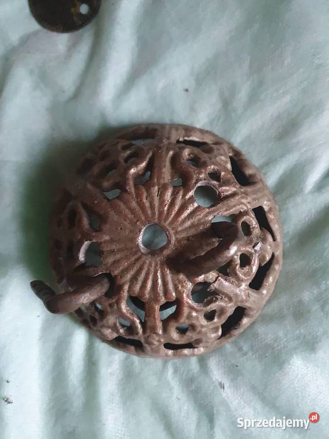 Osłona lampy wiszącej żyrandola antyk uszy mazowieckie Warszawa