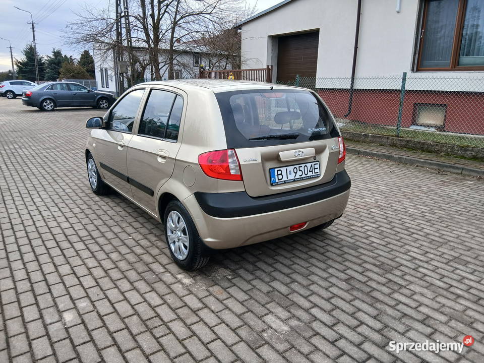 Hyundai getz 2008 salonowy klimatyzacja poduszka powietrzna Ciechanowiec