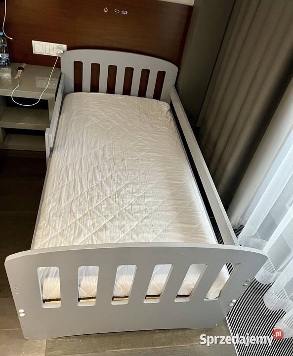 Solidne łóżko dziecięce z szufladą 160x80 lubelskie