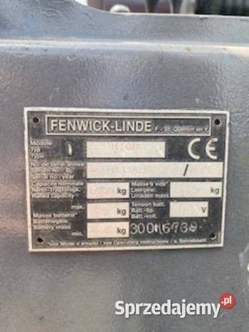 Wózek widłowy Linde H16D Radziłów