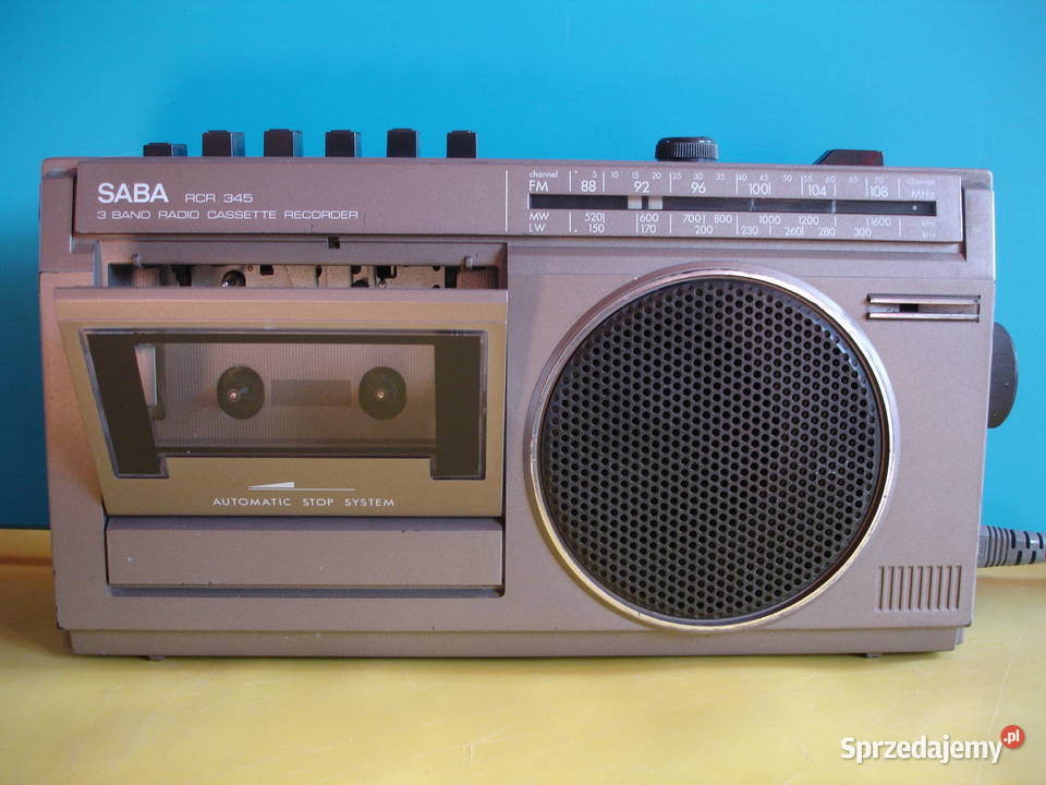 Radiomagnetofon SABA RCR345 Pozostałe lubuskie Zielona Góra