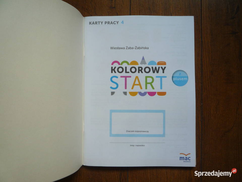 Kolorowy start z plusem Pakiet Sześciolatek MAC tradycyjny podręcznik