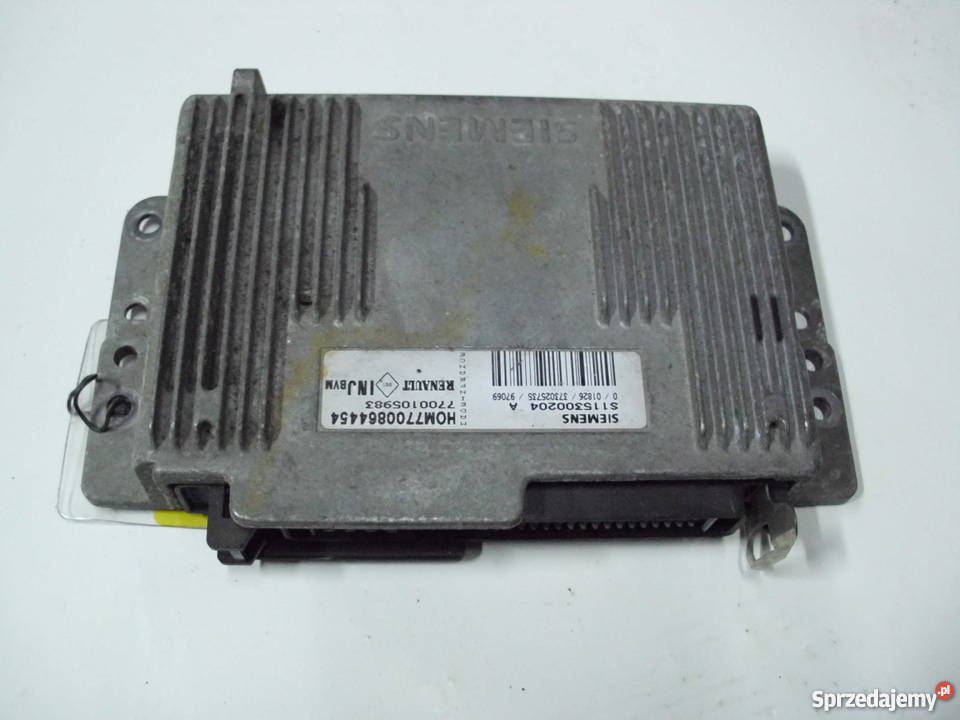 Komputer silnika RENAULT S115300204A INJBVM IMMO Układ elektryczny dolnośląskie