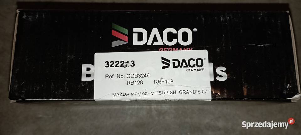 Klocki hamulcowe Daco 322213 Mitsubishi Warszawa