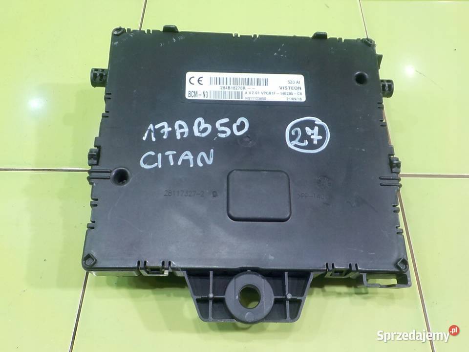 MERCEDES CITAN 15 CDI 16r VAN LONG modul Wyposażenie elektryczne Suków