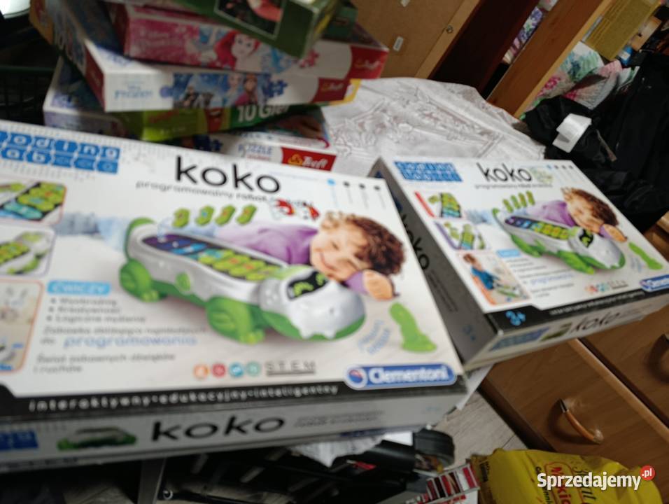 Dwa zestawy programowalnego robota krokodyla