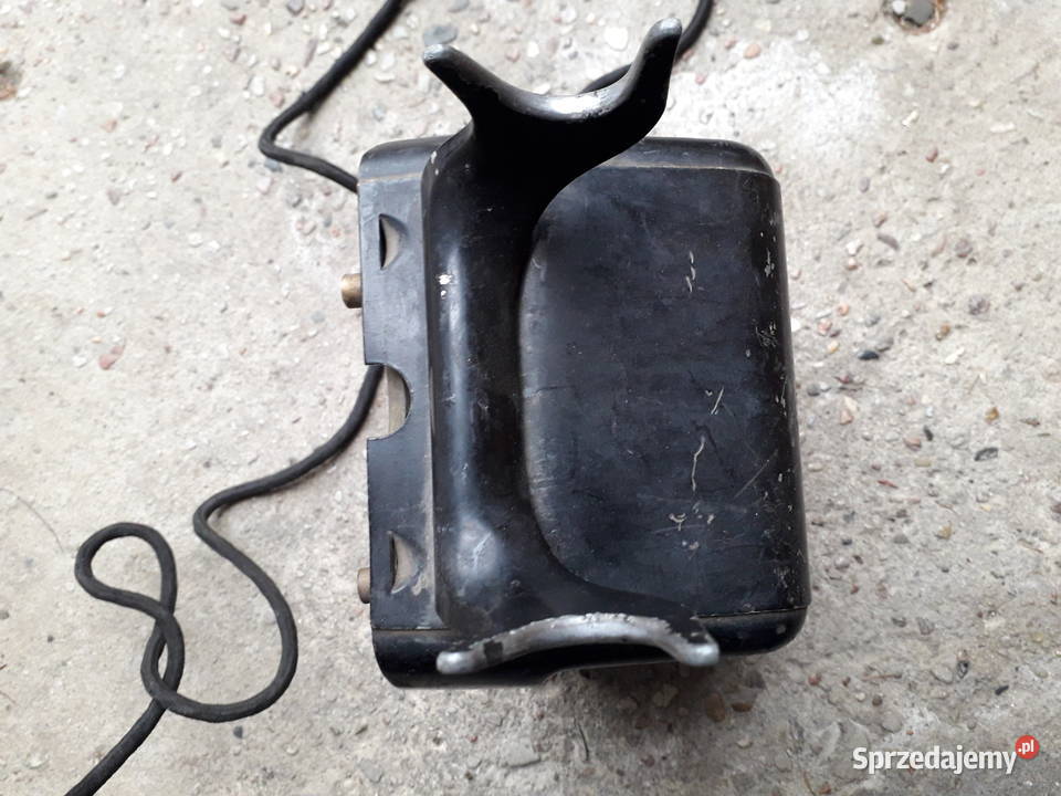 Stary telefon Siemens kolejowy na korbkę Antyki, Sztuka, Kolekcje Warszawa