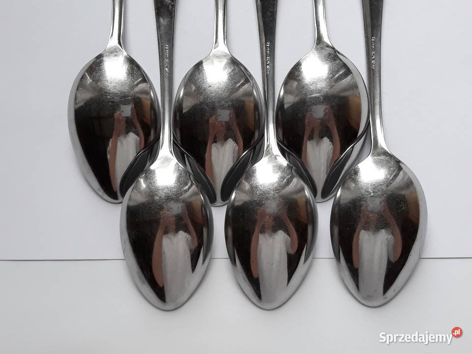 Łyżki obiadowe KANT BAKELIT Gerlach sztućce PRL Dąbrowa Górnicza