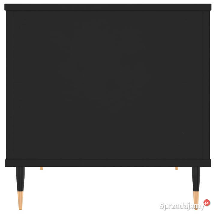 Stolik kawowy czarny 60x445x45 materiał Stoły
