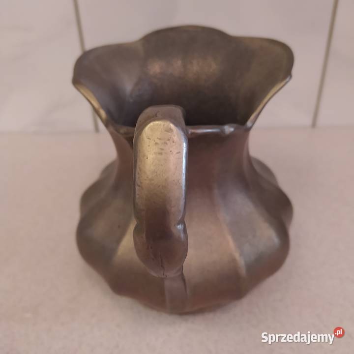 Dzbanek z masywnego mosiądzu Gdańsk