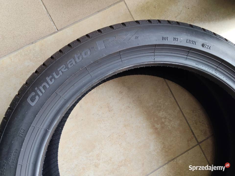 Sprzedam prawie nowe Pirelli Cinturato P7C2
