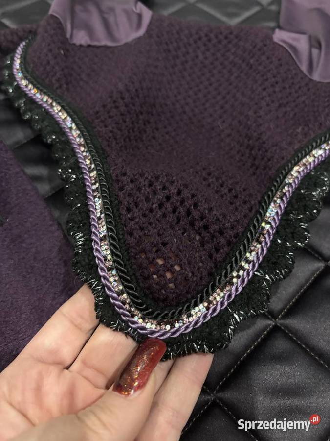 Zjawiskowy komplet na konia czaprak owijki łódzkie