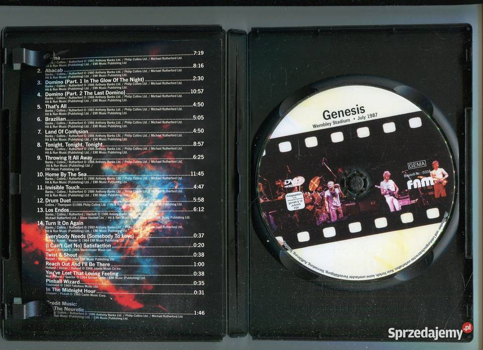 Genesis Live Płyta DVD Szczecin sprzedam