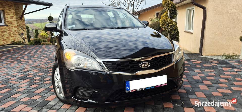 KIA CEED 2010 LIFT 1 WŁ ECO DYNAMICS BENZYNKA czarny Tarnów sprzedam